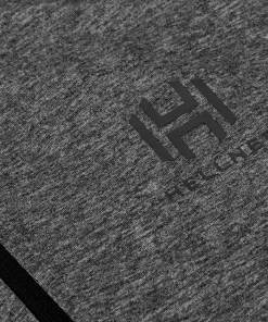Sale Hellner Men's Nunis Halfzip Long Sleeve Tee Black Beauty melange