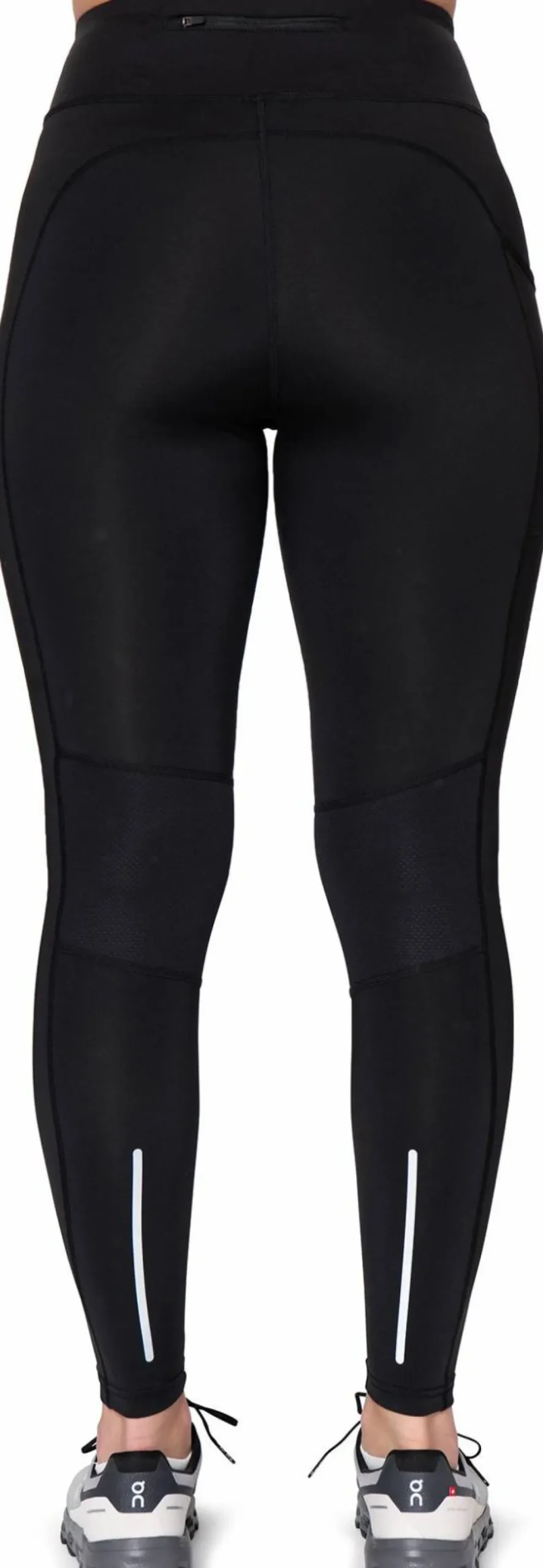 Clearance Hellner Mustavaara Running Tights Women Jet Black