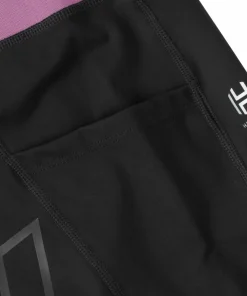 Hellner Women's Compression Full Length Tights Black Beauty
