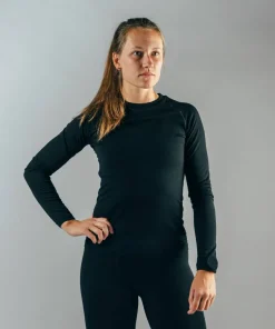 Best Hellner Women's Nieras Merino Top 2.0 Black Beauty