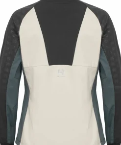 Hot Hellner Women's Sårjås XC Ski Jacket Stormy Weather/Asphalt/Off White Stormyweather/Asphalt/Offw