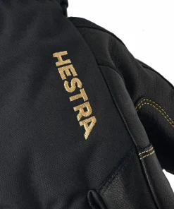 Sale Hestra Army Leather Gore-Tex - 5 Finger Black/Black