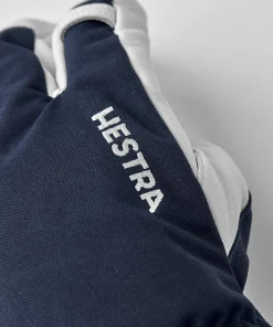 Hot Hestra Army Leather Heli Ski 3-Finger e Marin