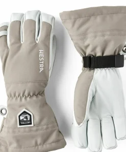 Clearance Hestra Army Leather Heli Ski 5-finger Khaki