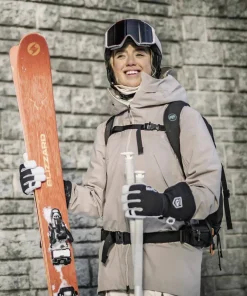 Discount Hestra Army Leather Heli Ski 5-finger Black Svart