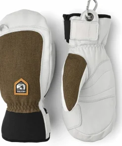 Best Hestra Army Leather Patrol - Mitt e Oliv