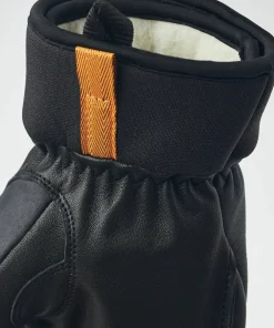 Sale Hestra Army Leather Wool Terry 5-Finger Grey