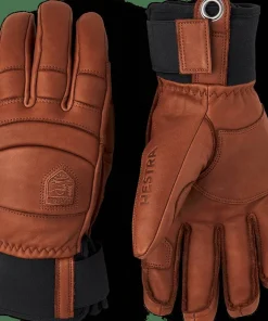 Online Hestra Fall Line 5-Finger Brown/Brown
