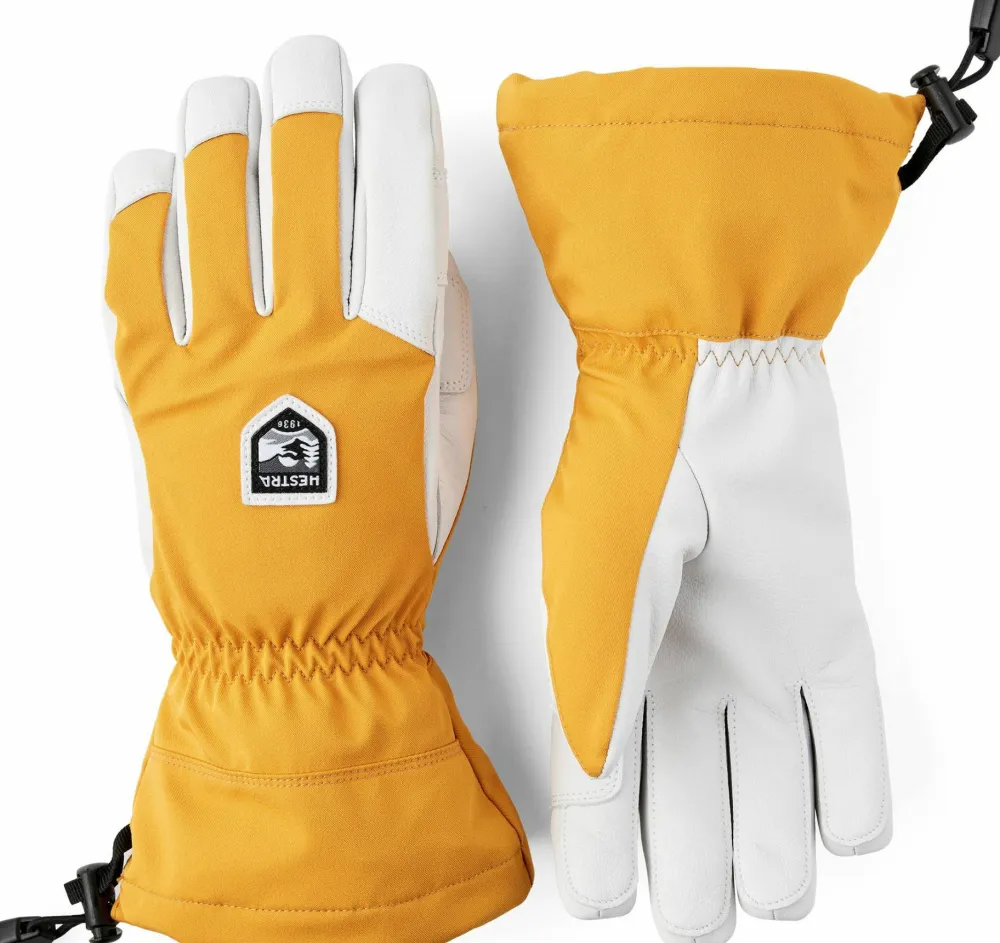 Outlet Hestra Flextron Motion 5-Finger Mustard/Offwhite