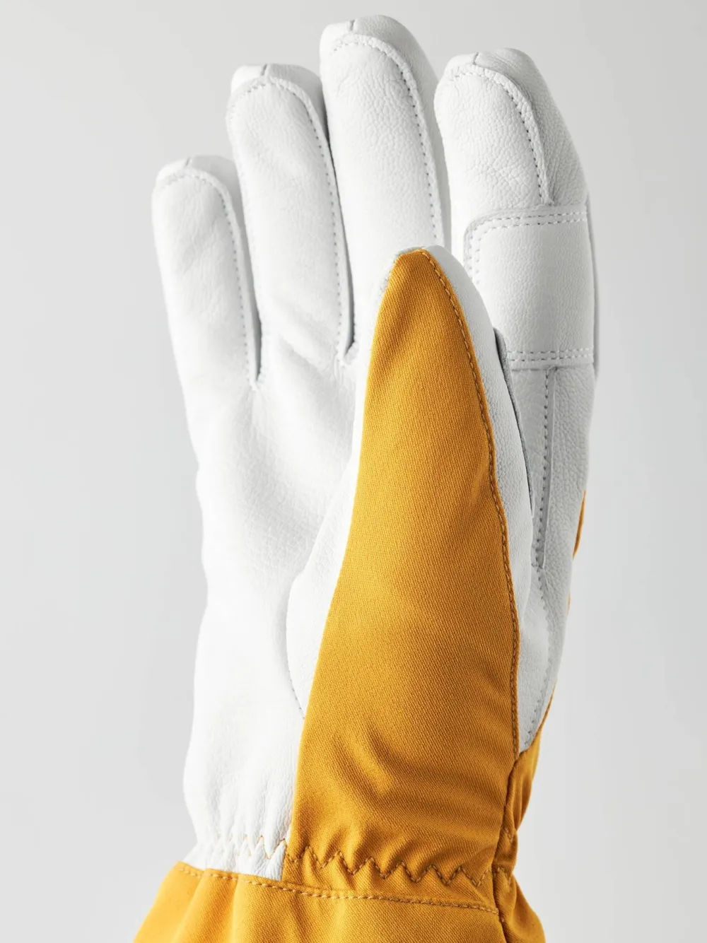 Outlet Hestra Flextron Motion 5-Finger Mustard/Offwhite