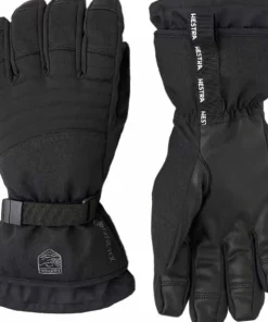 Hot Hestra GORE-TEX Perform 5 Finger Black/Black