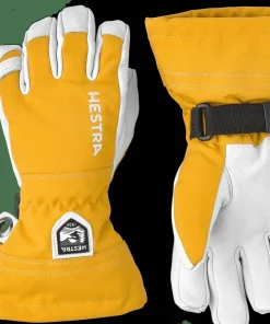 Outlet Hestra Juniors' Army Leather Heli Ski Senap