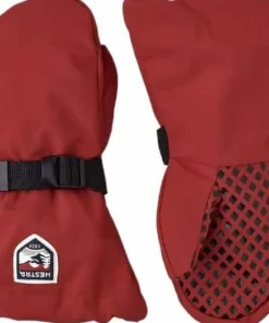 Discount Hestra Kids' Fjellvotten Mitt Red Röd