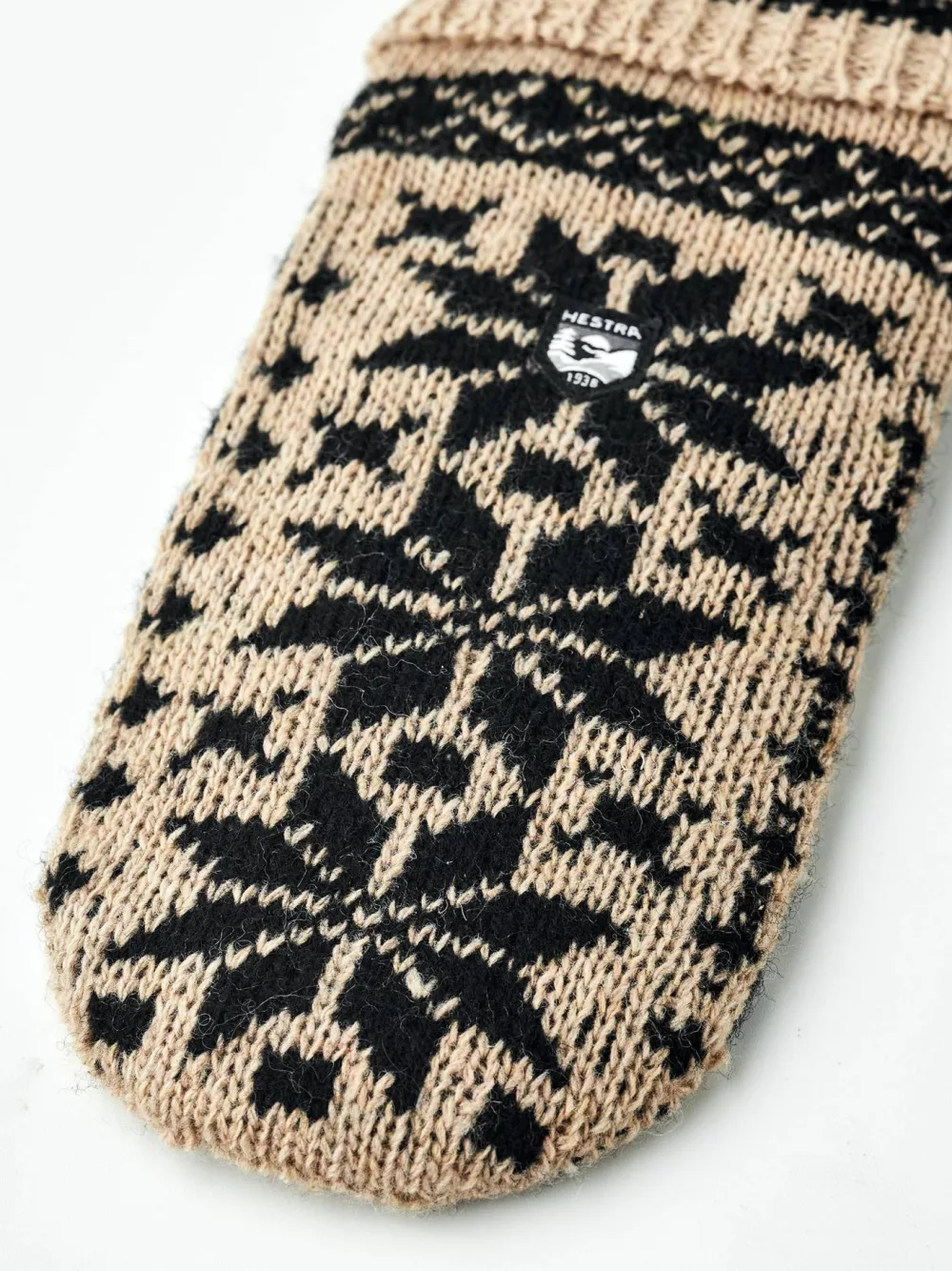 Hestra Kids' Nordic Junior - Mitt Beige/Black