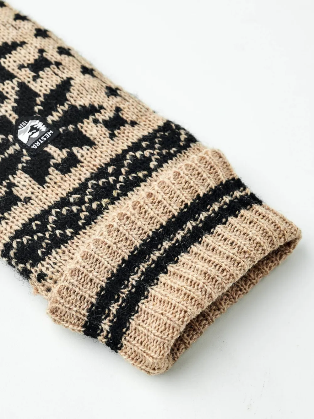 Hestra Kids' Nordic Junior - Mitt Beige/Black