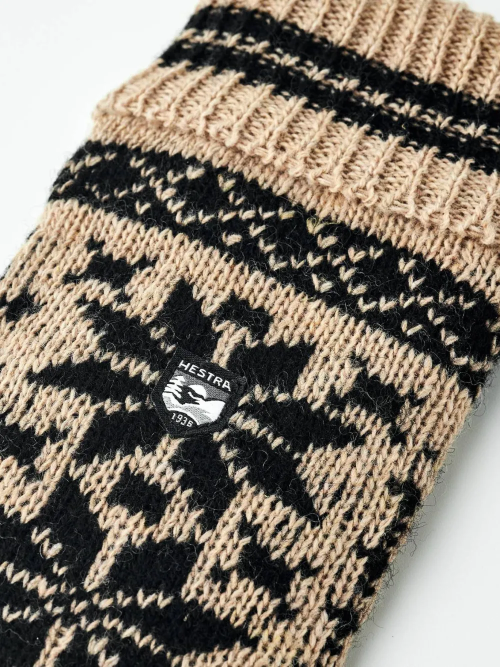 Hestra Kids' Nordic Junior - Mitt Beige/Black