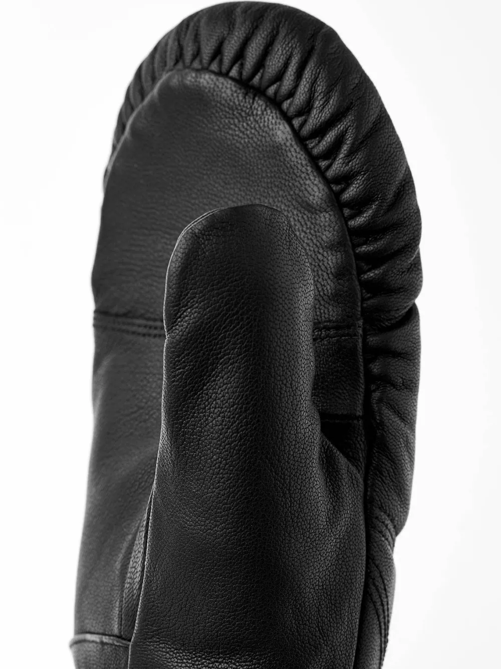 Clearance Hestra Leather Box Mitt Black Svart