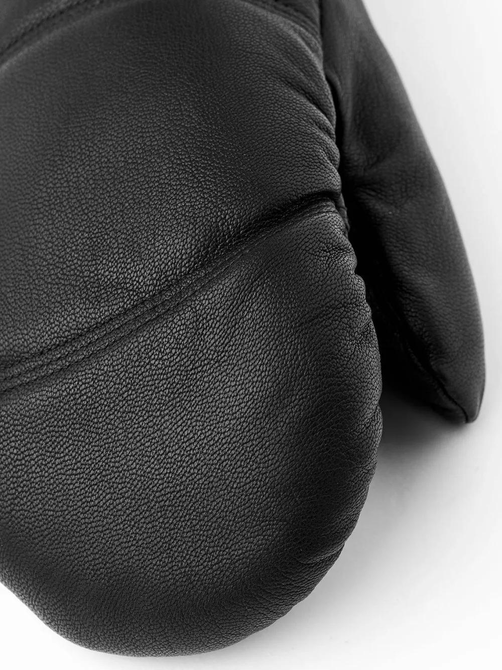 Clearance Hestra Leather Box Mitt Black Svart