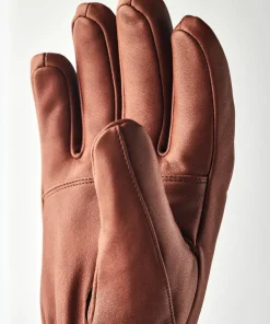 Online Hestra Omni - 5 Finger Brown
