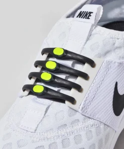 New Hickies No Tie Laces 2.0 Black/Neon Yellow