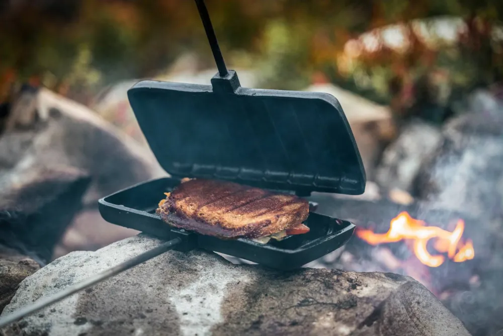 Clearance Hällmark Sandwich Toaster Cast Iron Grey