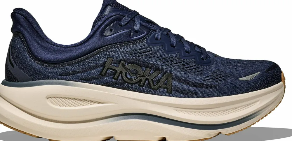 Discount Hoka Men's Bondi 9 Midnight Blue/Varsity Navy