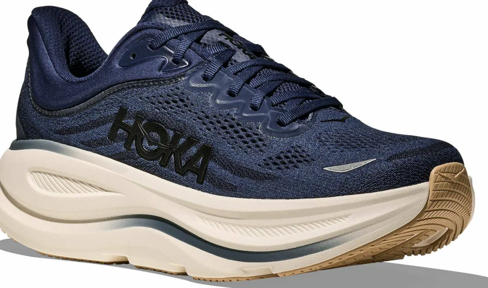 Discount Hoka Men's Bondi 9 Midnight Blue/Varsity Navy