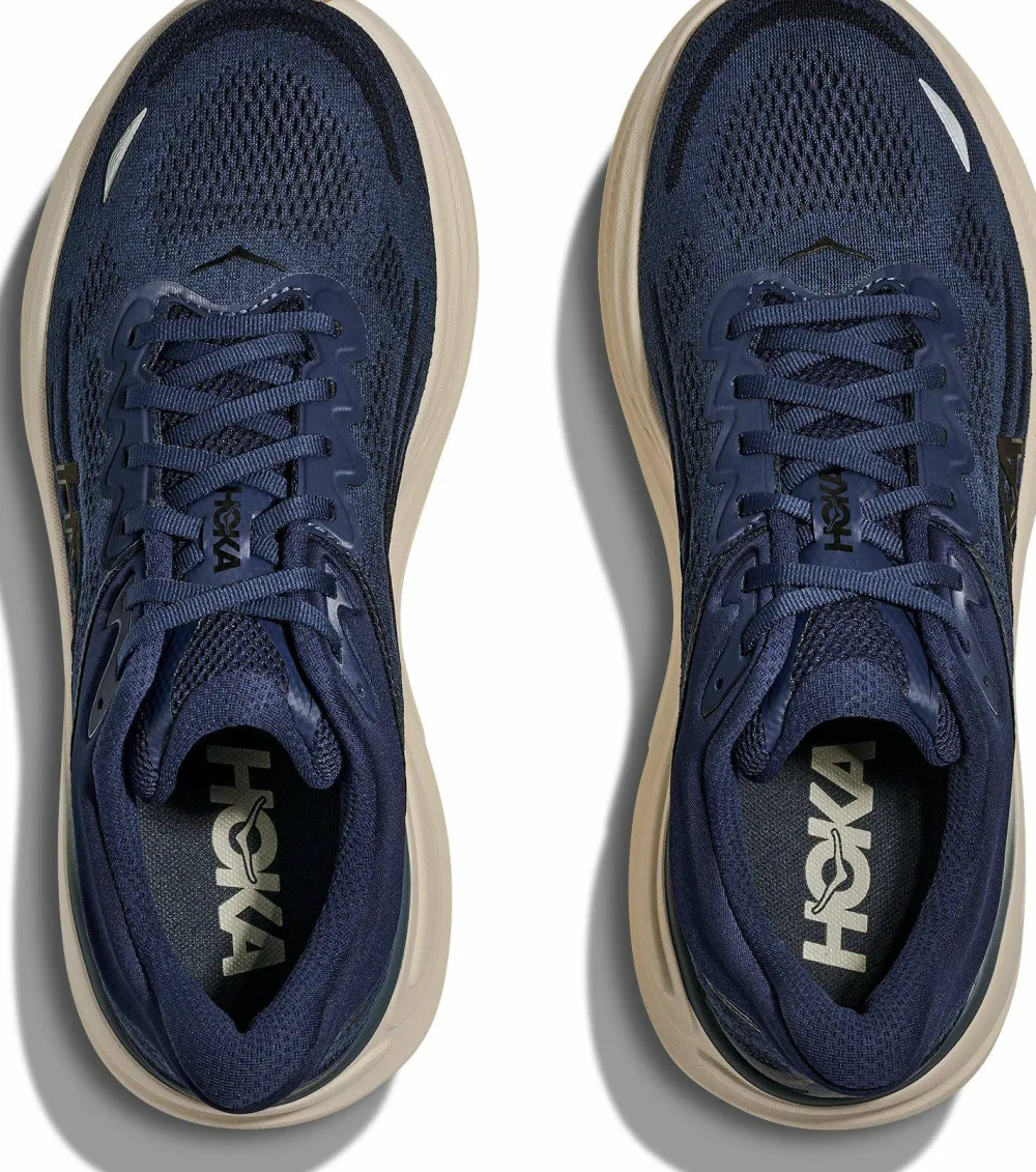 Discount Hoka Men's Bondi 9 Midnight Blue/Varsity Navy