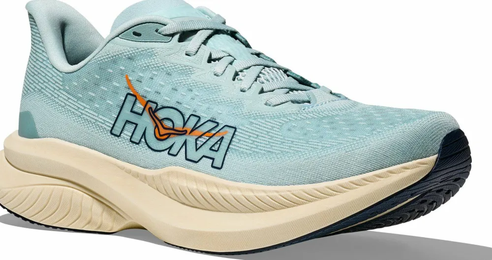 Online Hoka Men's Mach 6 Clear Sea/Sea Water