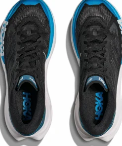 Clearance Hoka Men's Mafate X Black/Skyward Blue