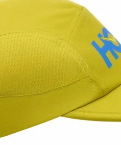 New Hoka Run Hat Pea Green