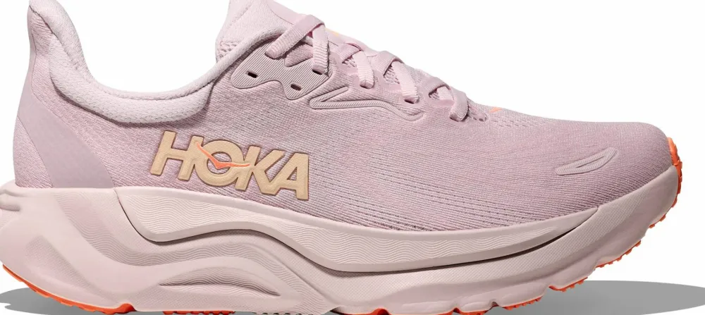 Online Hoka Women's Arahi 8 Lilac Cream/Neon Cantaloupe