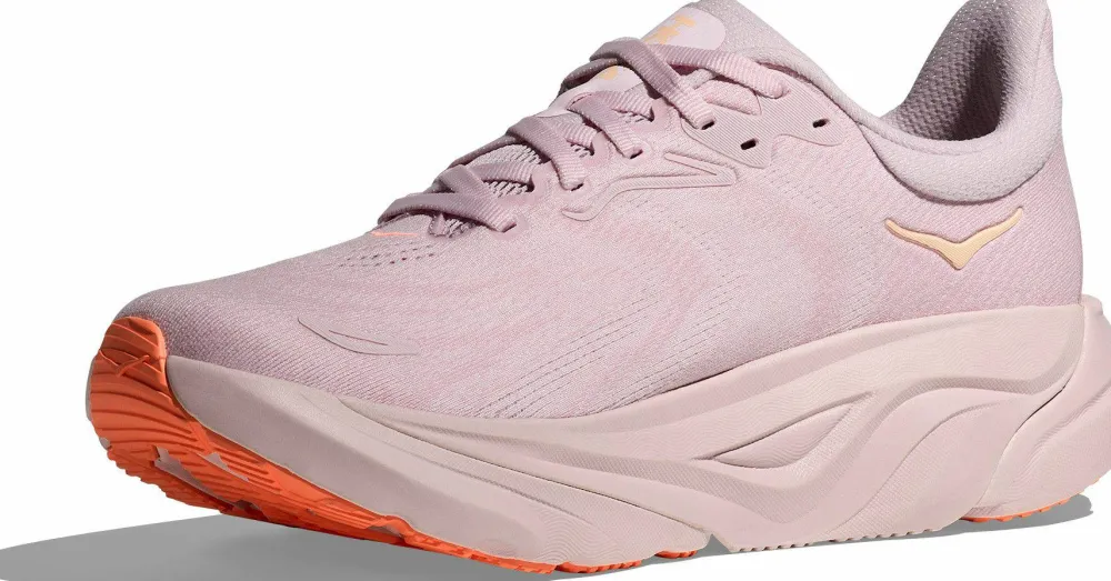 Online Hoka Women's Arahi 8 Lilac Cream/Neon Cantaloupe