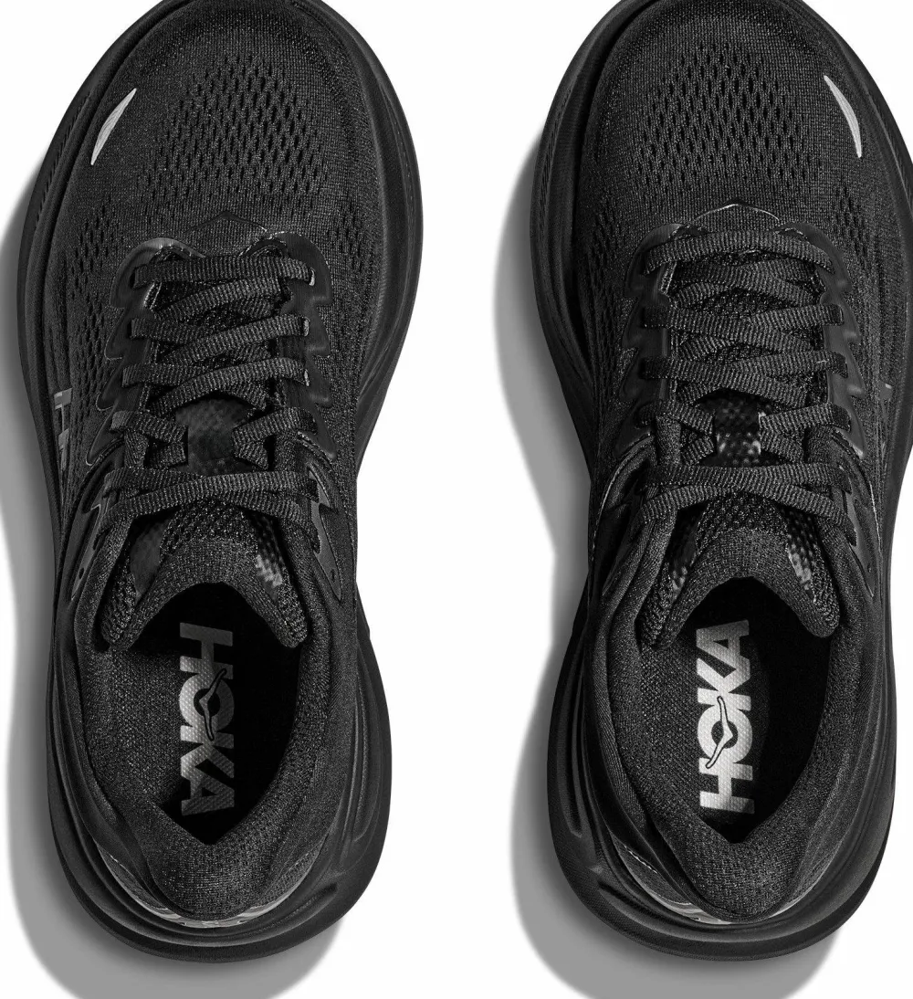 New Hoka Women's Bondi 9 Black / Black