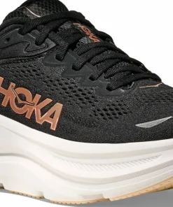 Clearance Hoka Women's Bondi 9 Black/Rose Gold