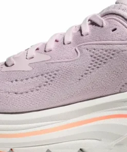 Hot Hoka Women's Clifton 10 Wide Lilac Cream/Tangerine Glow