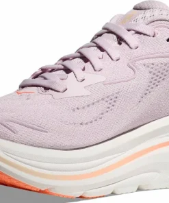 Hot Hoka Women's Clifton 10 Wide Lilac Cream/Tangerine Glow