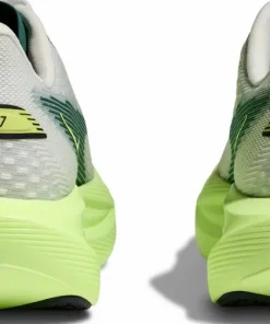 Discount Hoka Women's Mach 7 Frost/Neon Yuzu