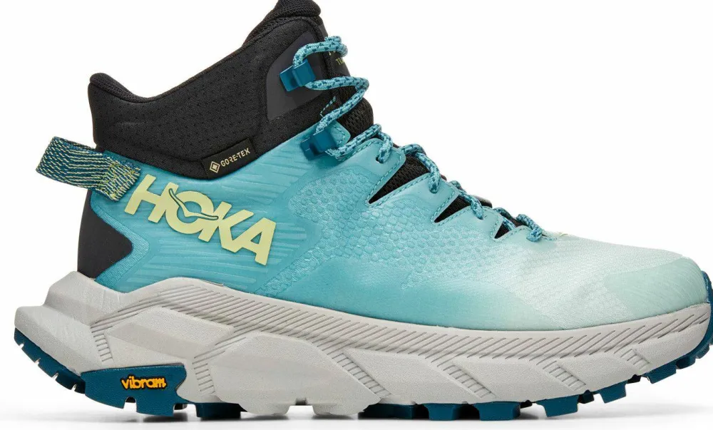 Clearance Hoka Women's Trail Code GORE-TEX Blue Glass / Coastal Shade