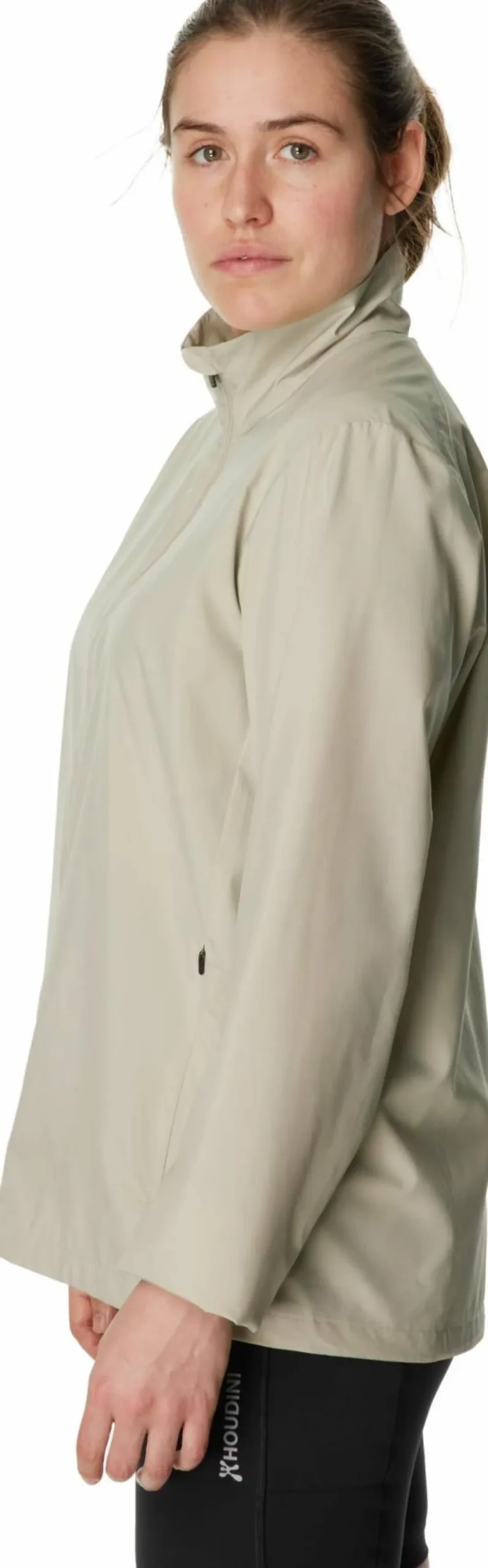 Hot Houdini Women's Pace Trail Jacket Greenish Gray