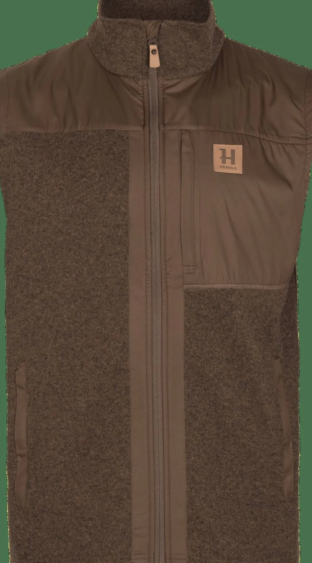 Hot Härkila Men's Kalix Fleece Waistcoat Dark Earth
