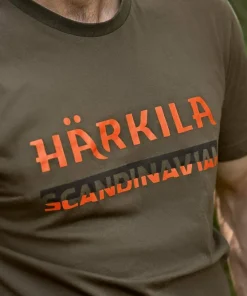 Clearance Härkila Men's Scandinavian SS T-Shirt Grape Leaf