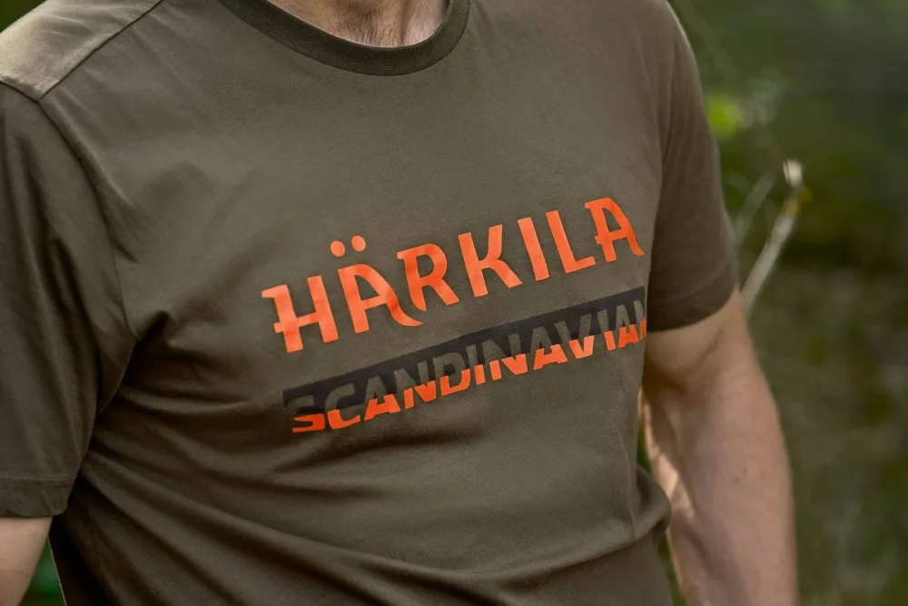 Clearance Härkila Men's Scandinavian SS T-Shirt Grape Leaf