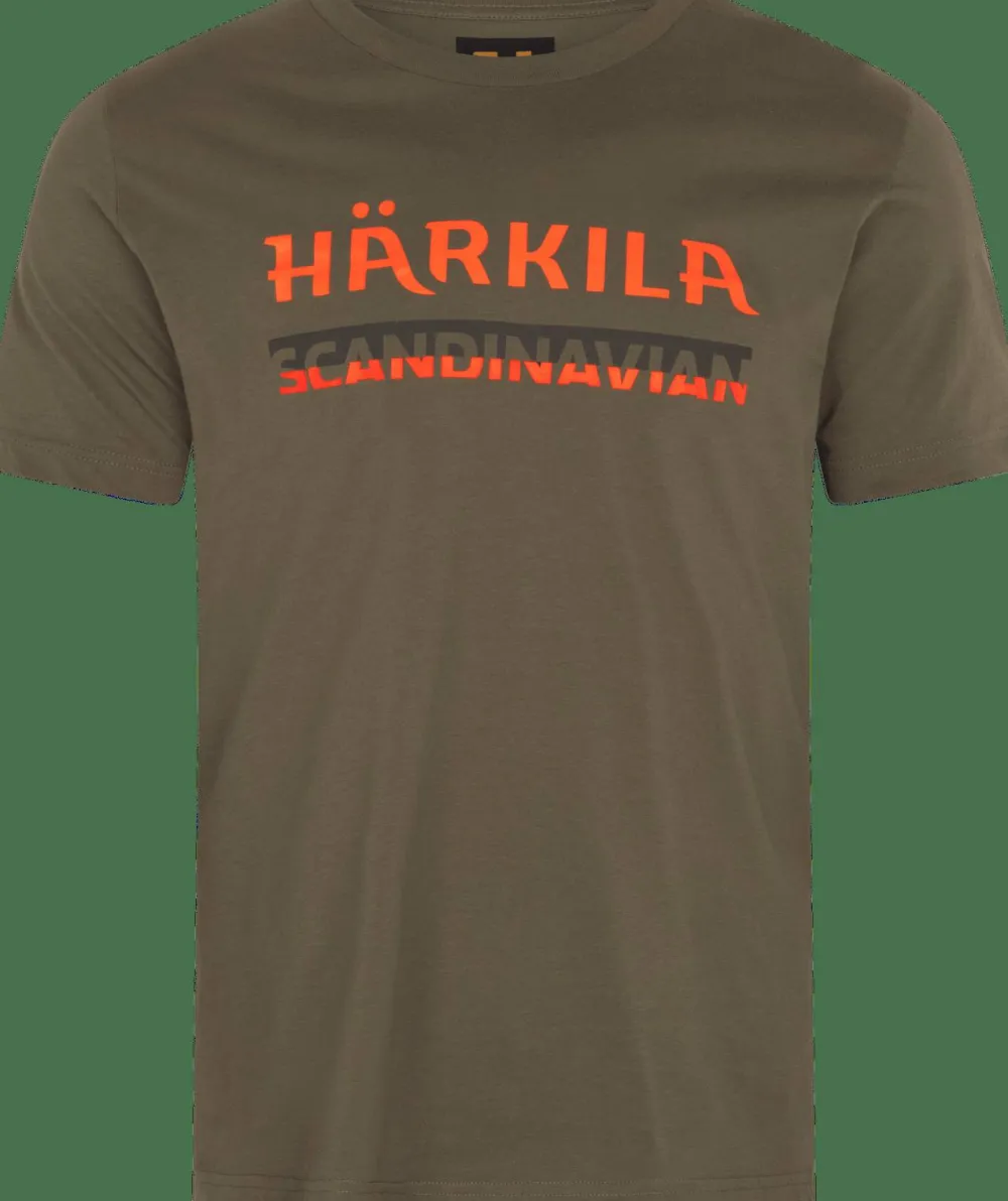 Clearance Härkila Men's Scandinavian SS T-Shirt Grape Leaf