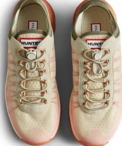 Hot HUNTER Women's Travel Trainer Shaded White/Lichen Green/Skimming Stone/Coral Shade
