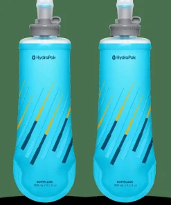 New Hydrapak Softflask 250ml - 2- Pack Malibu Blue