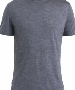 Outlet Icebreaker Men's Merino 125 Cool-Lite™ Sphere III Short Sleeve Tee Midnight Navy Heather Midnight Navy Hthr