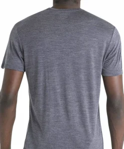 Outlet Icebreaker Men's Merino 125 Cool-Lite™ Sphere III Short Sleeve Tee Midnight Navy Heather Midnight Navy Hthr