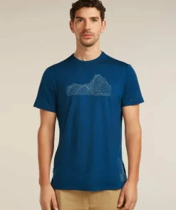 Icebreaker Men's Merino Blend 125 Cool-Lite™ Sphere Ss Tee Beta Atlantis