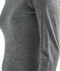 Best Icebreaker Women's 200 Oasis Long Sleeve Crewe Gritstone Heather Gritstone HTHR